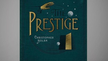 Begini penampakan sampul buku yang diadaptasi dari film The Prestige yang dibintangi oleh Hugh Jackman dan Christian Bale. Istimewa/Dok. Boredpanda/Hidreley.