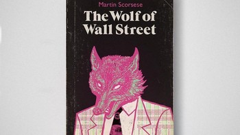 Sesuai namanya, sampul buku yang diadaptasi dari film The Wolf of Wall Street tampak bergambar seekor serigala dengan mengenakan dasi dan jas. Istimewa/Dok. Boredpanda/Hidreley.