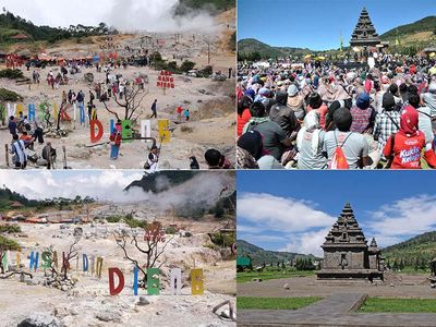 Foto Before-After Dataran Tinggi Dieng yang Ditutup Imbas Corona