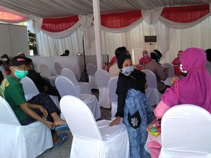Tes Swab Massal Gratis Juga Sambangi Pasar Sepanjang Sidoarjo
