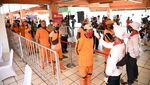 Ratusan Sopir di Terminal Kampung Rambutan Ikut Rapid Test