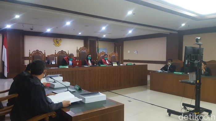 Sidang tuntutan mantan asisten pribadi Imam Nahrawi, Miftahul Ulum.