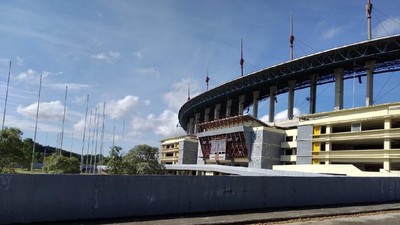 Wajah Stadion Palaran yang Tak Lagi Rupawan