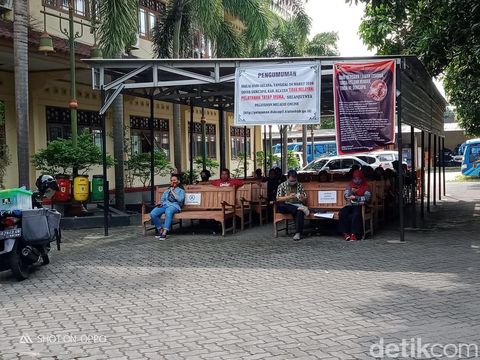 Suasana kantor Disdukcapil Klaten, Kamis (4/6/2020).