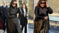 Katie saat mengikuti gaya model Victoria Secret, Kendall Jenner.