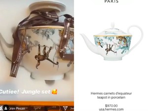 Mewah! Intip Piring hingga Teko Hermès Milik Syahrini dan Rachel Vennya