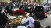 Upacara pemakaman George Floyd dimulai Kamis, 4 Juni 2020 waktu Amerika Serikat atau Jumat, 5 Juni waktu Indonesia.   