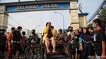 Banjir Rob Terjang Muara Baru