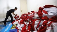 Paket bansos itu didistribusikan kepada masyarakat terdampak COVID-19 di wilayah Jabodetabek. Foto: Istimewa.