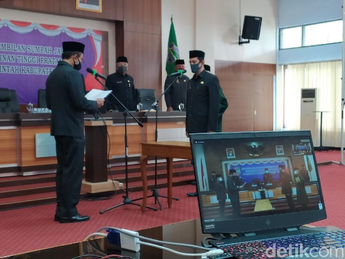 Bupati Ciamis lantik Kepala BPBD baru untuk mempercepat penanganan Corona
