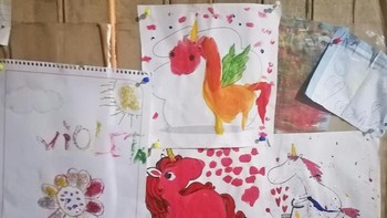 Violeta berusia 6 tahun dan dia adalah seniman favoritku (Foto: Brightside)