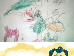Ketika Ilustrator Menyulap Hasil Gambar Anak Kecil