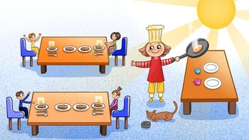 Ini adalah keluarga kami, gambar yang dibuat oleh putraku (Foto: Brightside)