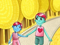 Ketika Ilustrator Menyulap Hasil Gambar Anak Kecil