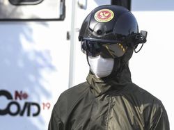 Ini Helm Canggih yang Bisa Deteksi Suhu Tubuh