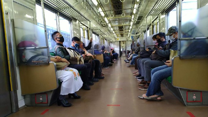 Kondisi KRL Bogor-Jakarta. (Foto: Sachril/detikcom)