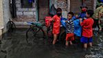 Lagi, Banjir Rob Kembali Genangi Pemukiman Muara Baru