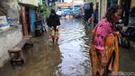 Lagi, Banjir Rob Kembali Genangi Pemukiman Muara Baru