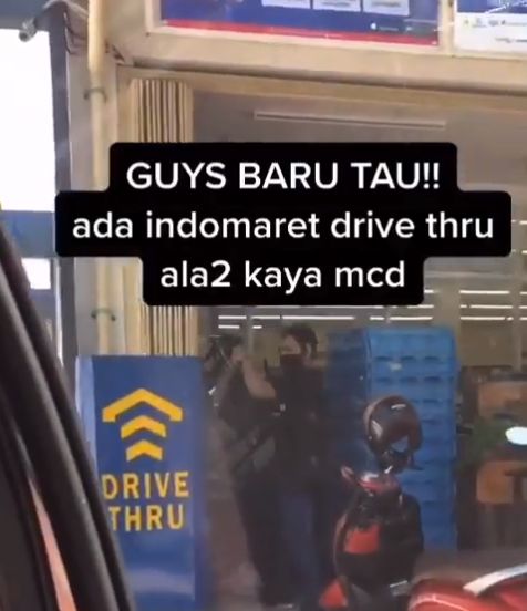 Minimarket hadirkan layanan drive thru