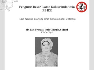 PB IDI Kembali Berduka, Dokter di Tegal Meninggal Positif Corona