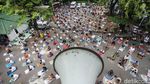 Salat Jumat Pertama Masa PSBB Transisi di Jakarta
