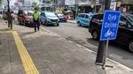 Depan Stasiun Sudirman Diberi Pembatas Beton