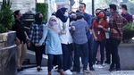 Kawasan Gedung Merdeka Bandung Ramai Kerumunan