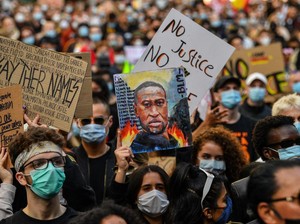 Aksi Solidaritas untuk George Floyd di Kota-kota Australia Berjalan Damai