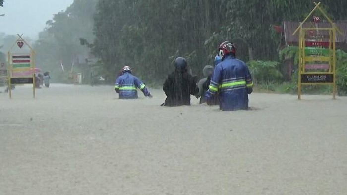Dua Sungai di Luwu Meluap, Empat Kecamatan Terendam Banjir