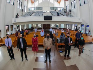 Tinjau Protokol Kesehatan, Bima Arya Datangi Gereja Advent