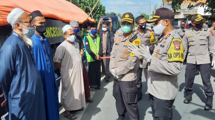 Polda Jatim mengecek kawasan Temboro, Magetan yang dijadikan Kampung Tangguh COVID-19. Mengingat, Temboro merupakan salah satu klaster besar dalam penyebaran Corona.