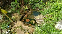 Pantauan di lokasi, diameter sumur itu tak terlalu besar.