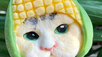 Gemas! Es Krim Ini Berbentuk Kucing dan Anjing Mungil