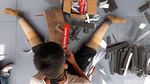 Face Shield Buatan Difabel Perbalingga Kebanjiran Pesanan