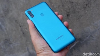 Samsung mentenagai Galaxy M11 dengan Snapdragon 450 berpadu dengan RAM 3 GB. Foto: Adi Fida Rahman/detikINET