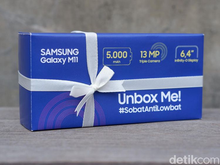 Unboxing Galaxy M11, Bawa Batre 5.000 mAh Harga Rp 2 Juta