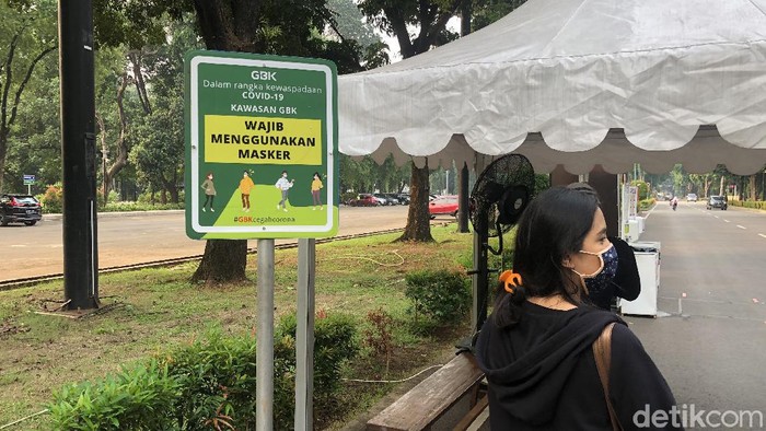 GBK GBK kembali dibuka untuk yang ingin olahraga.