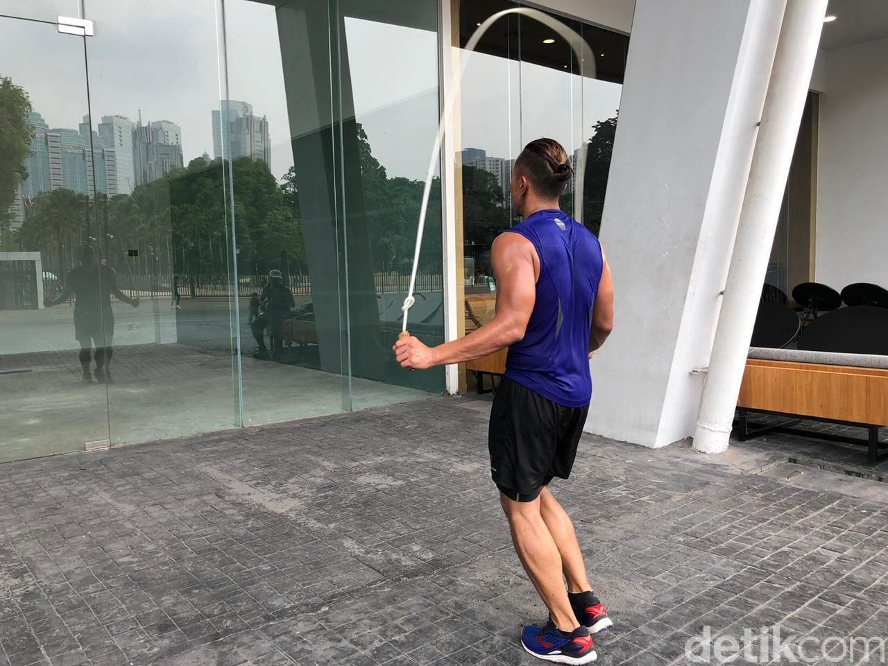 GBK GBK kembali dibuka untuk yang ingin olahraga.