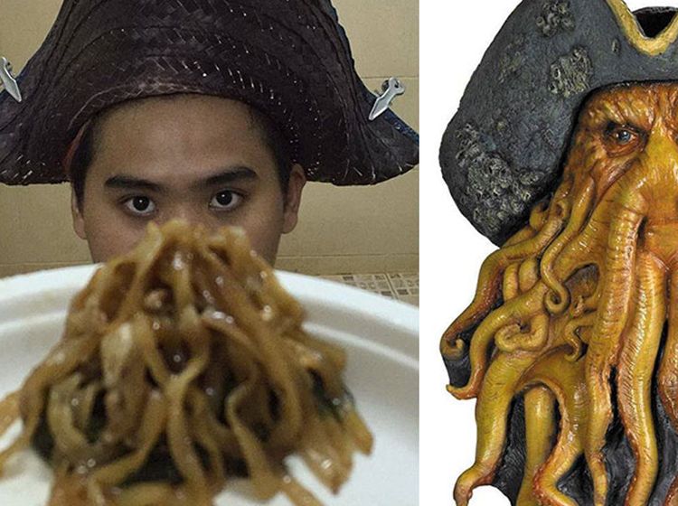 Gaya Kocak Selebgram Thailand yang Cosplay Jadi Berbagai Makanan