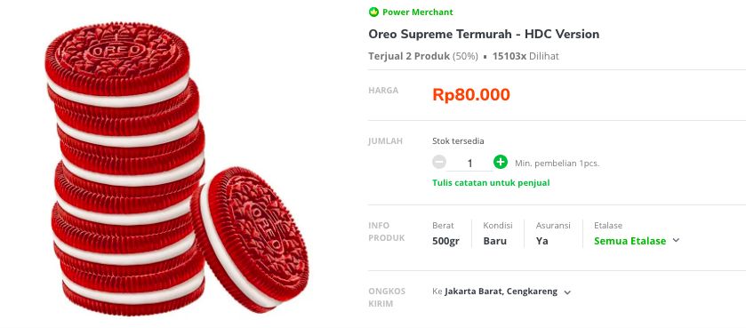 Oreo Supreme Mahal Muncul Oreo Supreme Hdc Yang Lebih Murah