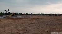 Lokasi kecelakaan helikopter ini jauh dari permukiman warga. Jaraknya dari permukiman warga sekitar 3 km, dan dari jalan raya sekitar 5 km. Saktyo Dimas R/detikcom.