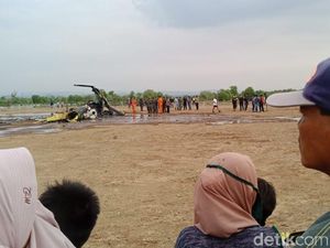 Terkini, Potret TKP Jatuhnya Helikopter di Kendal