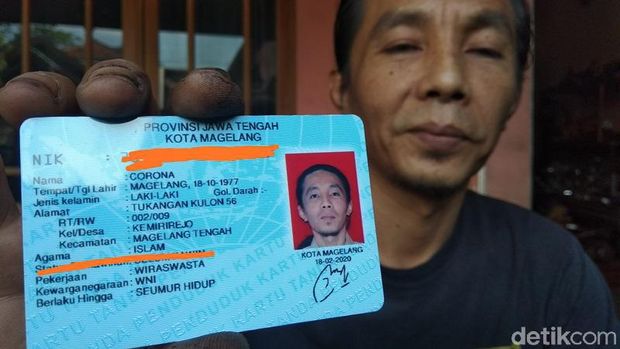 Pria Magelang Bernama Corona