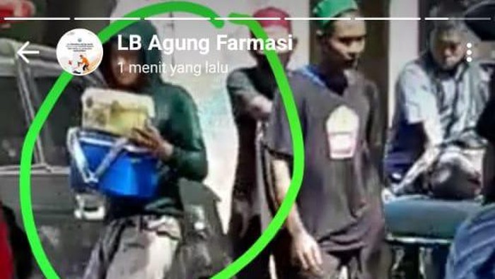 Viral warga curi cool box berisi sampel pasien COVID-19 dari RSUD Labuang Baji (Dok. Istimewa)
