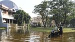 Banjir Rob Rendam Perumahan di Utara Jakarta