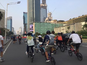 Besok Belum Ada CFD di Bundaran HI, Tapi Pemprov Buat Jalur Khusus Sepeda