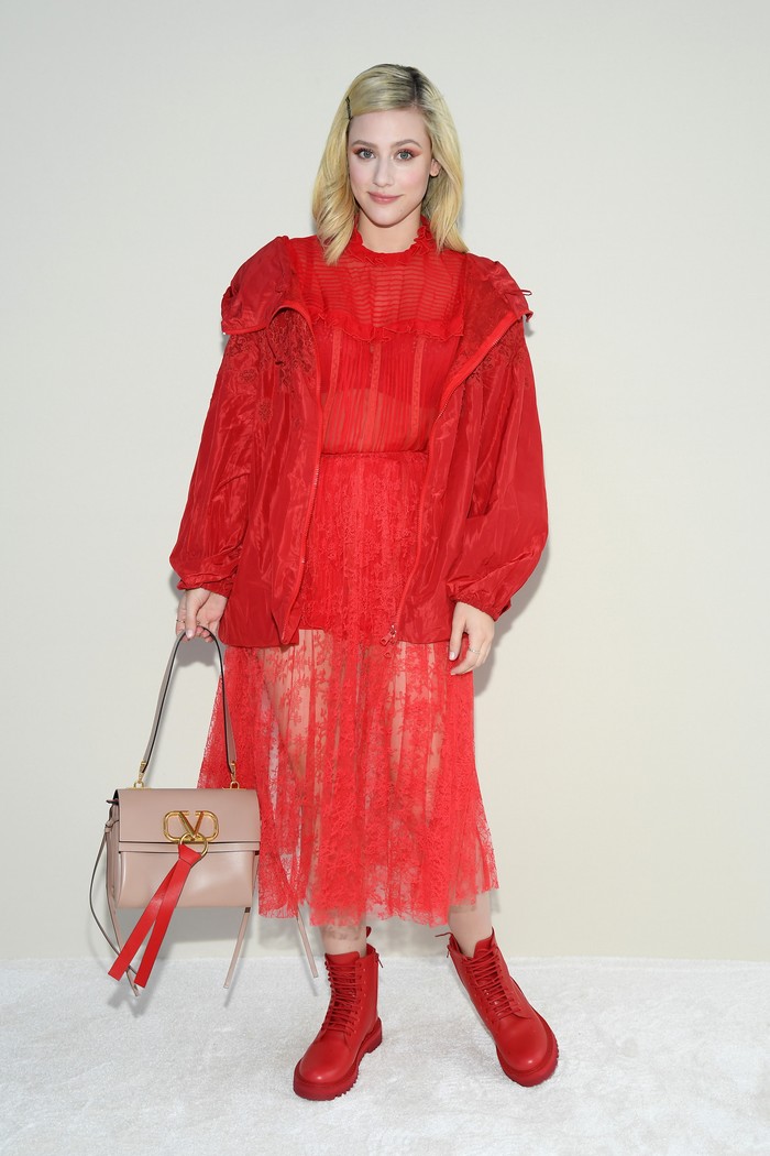 PARIS, FRANCE - MARCH 03: Lili Reinhart attends the Valentino show as part of the Paris Fashion Week Womenswear Fall/Winter 2019/2020  on March 03, 2019 in Paris, France. (Photo by Pascal Le Segretain/Getty Images)