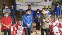 Paket sembako itu nantinya akan disalurkan melalui  Dewan Pertimbangan Daerah (DPD) dan Dewan Pertimbangan Cabang (DPC) GAMKI DKI Jakarta. Foto: Istimewa.