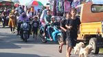 Potret Keramaian di Pasar Kaget Majalaya Bandung