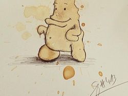 Dari Tumpahan Kopi, Seniman Ciptakan Seni Menawan